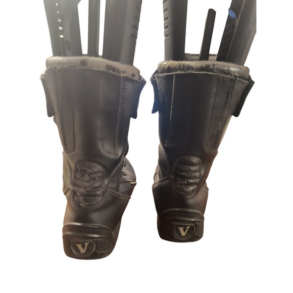 Vega‎ Motorcycle Riding Boots Men's Black Sport Bike Touring Size US 11 - Picture 5 of 16